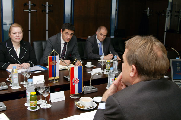 2008.11. 05. - Ministar Kalmeta primio ministricu za telekomunikacije i informacijsko društvo Srbije